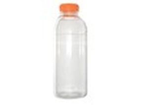 Pet Juice Fles 330 ml (Recycle) met oranje Dop (150) image